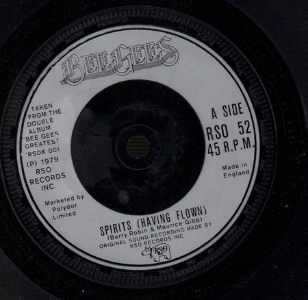 Bee Gees-Spirits / Wind Of Change-RSO-7" Vinyl