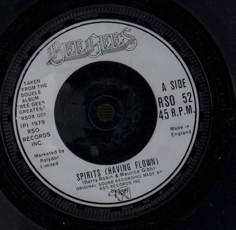 Bee Gees-Spirits / Wind Of Change-RSO-7" Vinyl