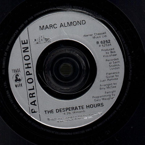 The Desperate Hours-Some Bizarre-7" Vinyl P/S-VG+/Ex