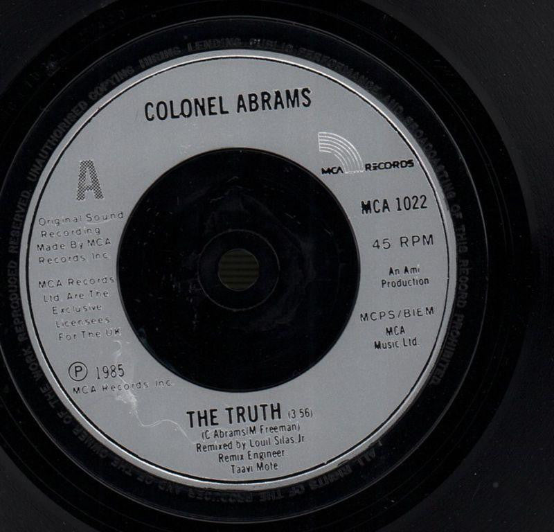 The Truth-MCA-7" Vinyl P/S-VG/VG