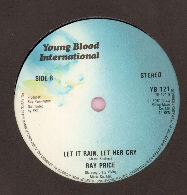 Diamonds In The Stars / Let It Rain, Let Her Cry-Young Blood-7" Vinyl-VG/Ex