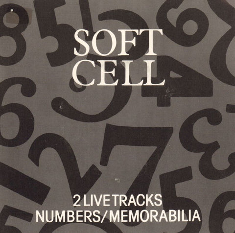 Soft Cell-2 Live Tracks Numbers/ Memorabilia-PAN VOX-7" Vinyl
