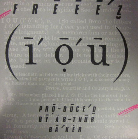 Freeez-I.O.U-Beggars Banquet-7" Vinyl