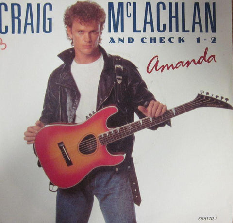 Craig McLachlan And Check 1-2-Amanda-Epic-7" Vinyl