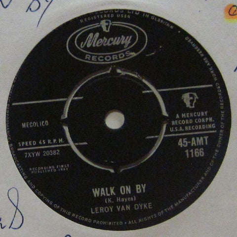 Leroy Van Dyke-Walk On By-Mercury-7" Vinyl