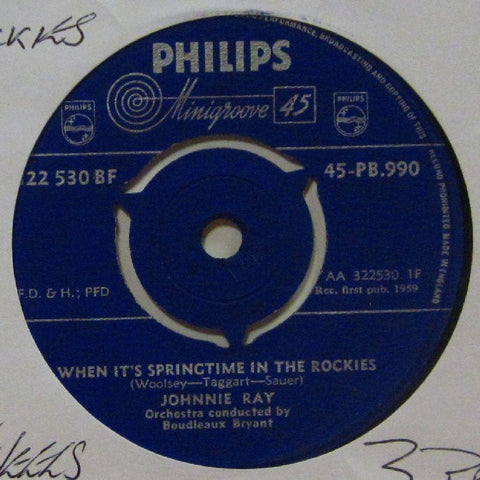 Johnnie Ray-When It's Springtime In The Rockers-Philips-7" Vinyl