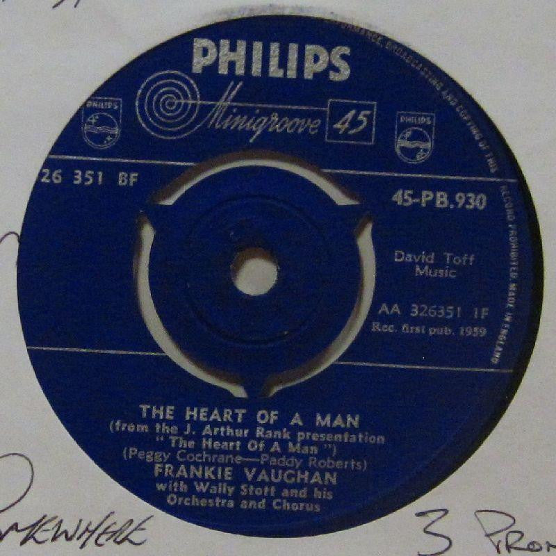 Frankie Vaughan-The Heart Of Man-Philips-7" Vinyl