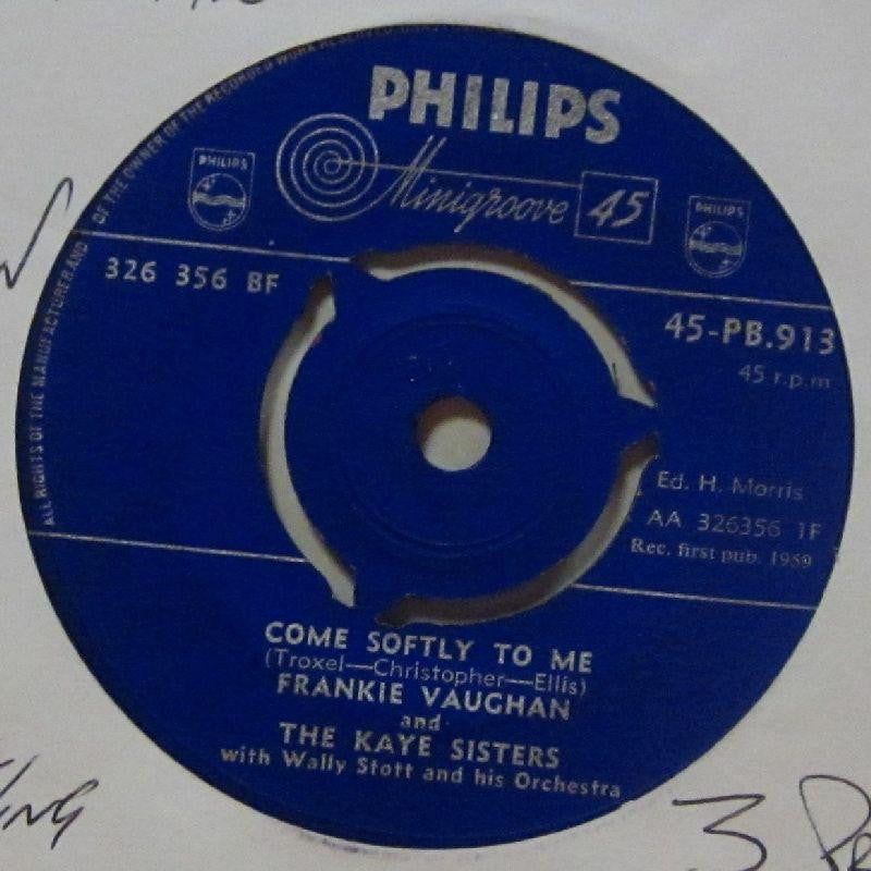 Frankie Vaughan-Come Softly To Me-Philips-7" Vinyl