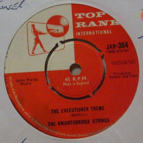 The Knightsbridge Strings-The Executioneer Theme-Top Rank-7" Vinyl