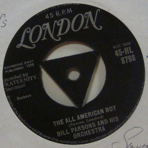 Bill Parsons-The All American Boy-London-7" Vinyl
