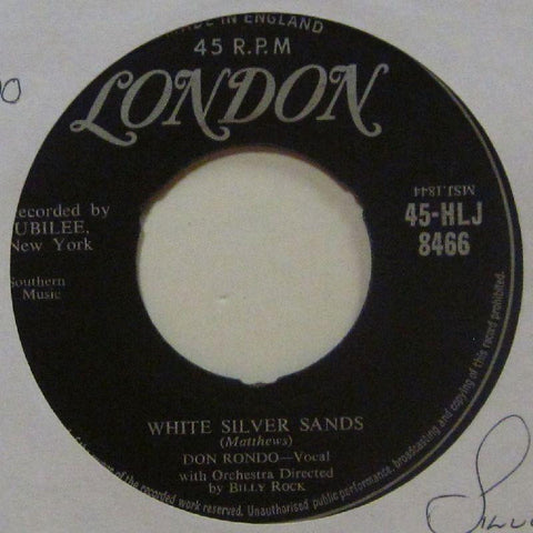 Don Rondo-White Silver Sands-London-7" Vinyl