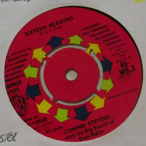 Connie Stevens-Sixteen Reasons-Warner-7" Vinyl