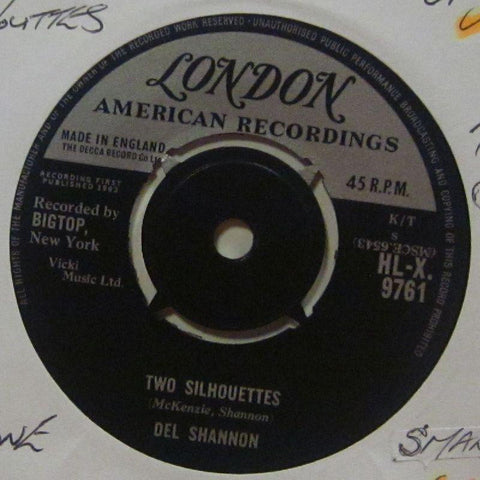 Del Shannon-Two Silhouttes-London-7" Vinyl