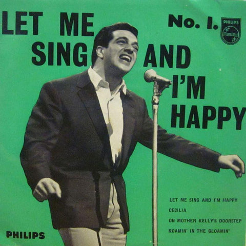 Frankie Vaughan-Let Me Sing And I'm Happy-Philips-7" Vinyl P/S