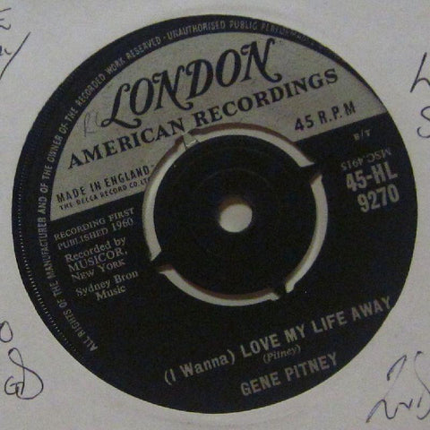 Gene Pitney-Love My Life Away-London-7" Vinyl