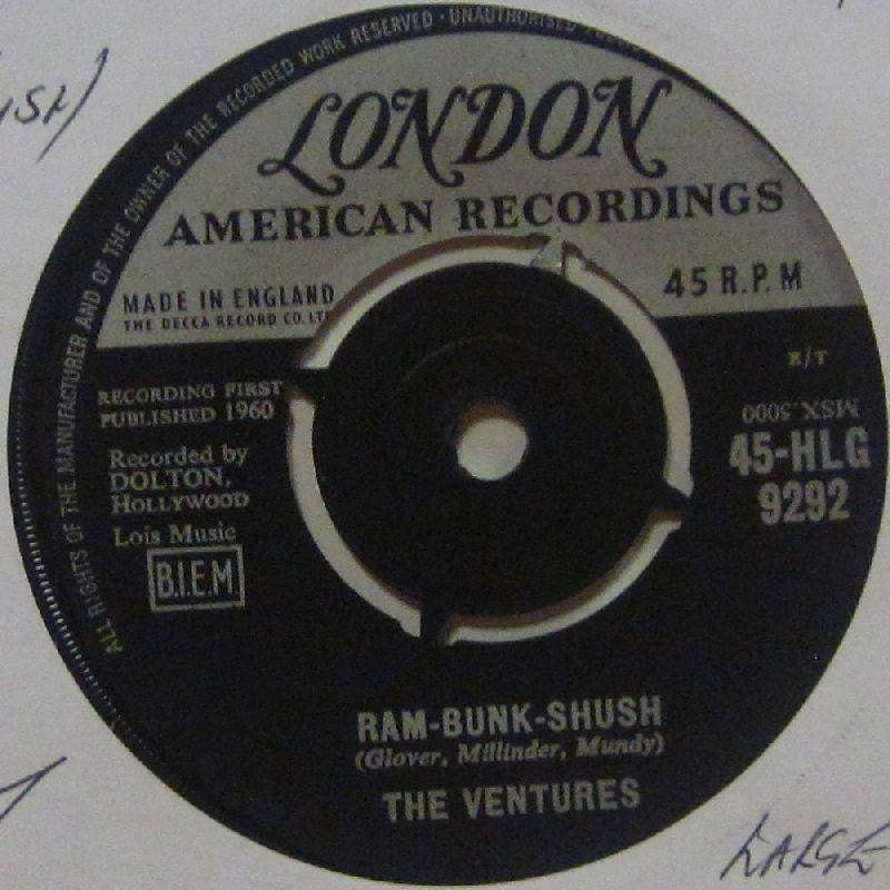 The Ventures-Ram Bunk Shush-London-7" Vinyl