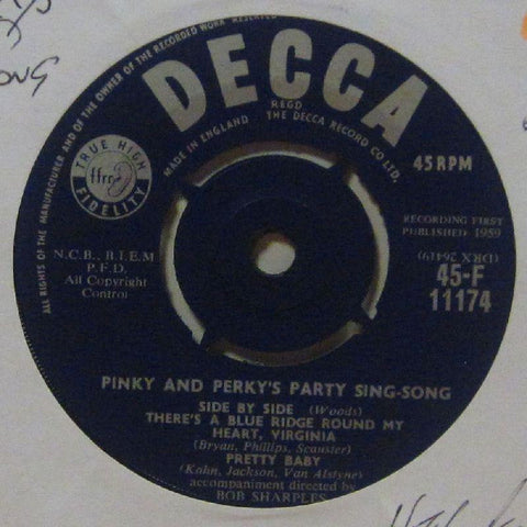 Pinky & Perky-Party Sing-Song Part II-Decca-7" Vinyl