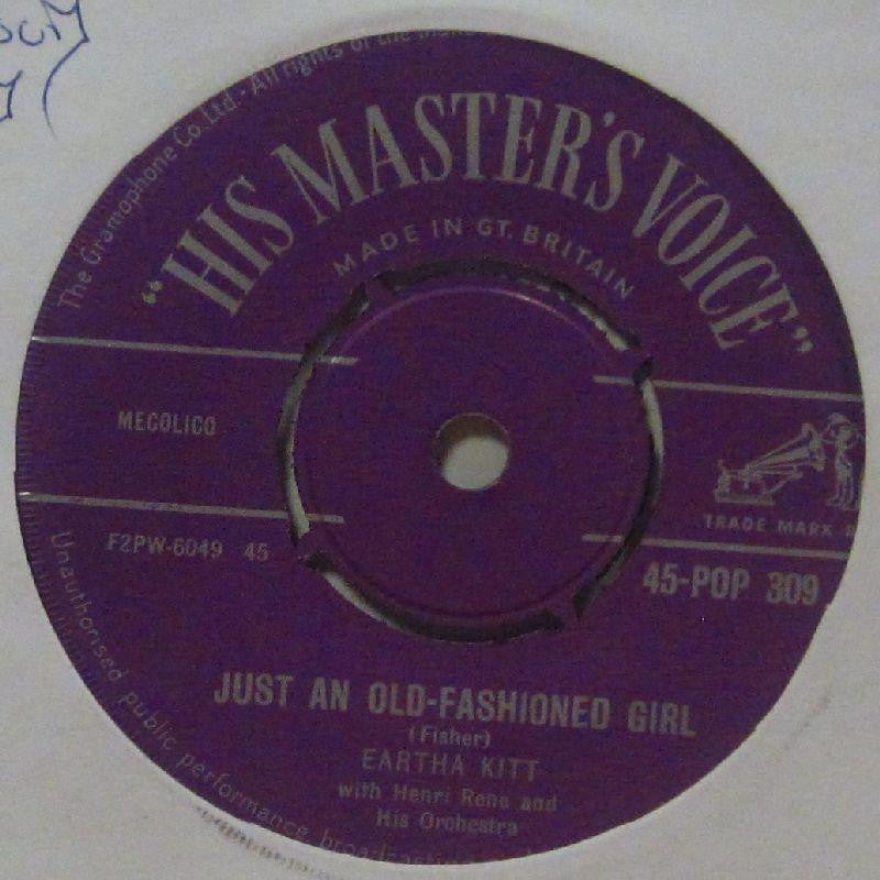 Eartha Kitt-Just An Old Fashioned-Girl-HMV-7" Vinyl