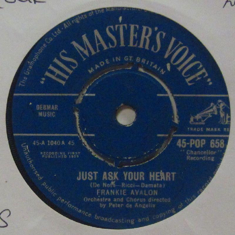 Frankie Vaughan-Just Ask Your Heart-HMV-7" Vinyl