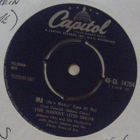 The Johnny Otis Show-Ma-Capitol-7" Vinyl
