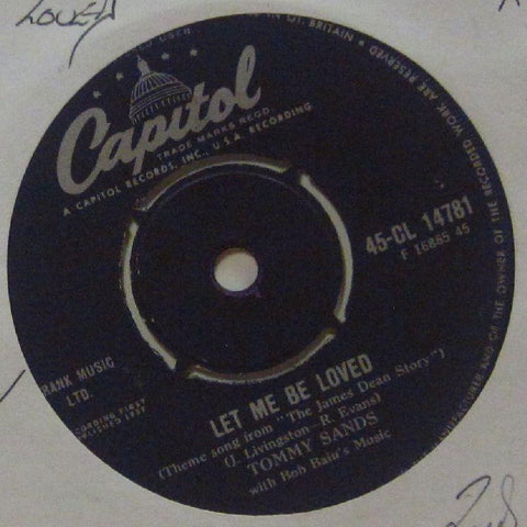Tommy Sands-Let Me Be Loved-Capitol-7" Vinyl