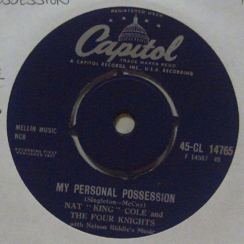Nat King Cole-My Personal Possesion-Capitol-7" Vinyl