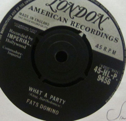 Fats Domino-What A Party-London-7" Vinyl