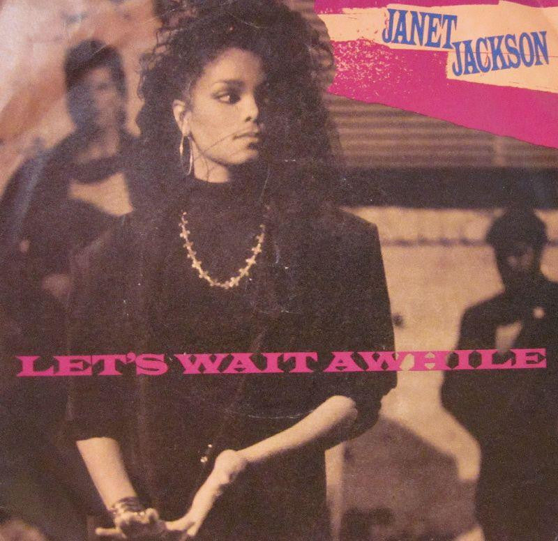 Janet Jackson-Let's Wait Awhile-A & M-7" Vinyl