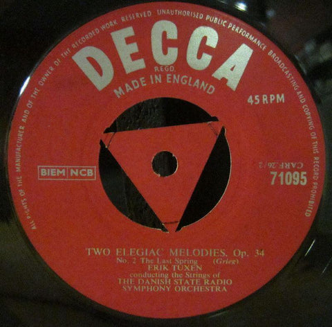 Erik Tuxen-Two Elegiac Melodies-Decca-7" Vinyl