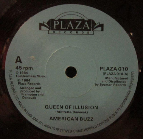 American Buzz-Queen Of Illusion-Plaza-7" Vinyl