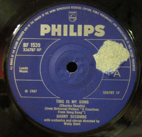 Harry Secombe-This Is My Song-Phillips-7" Vinyl