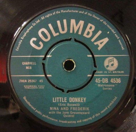 Nina & Frederik-Little Donkey-Columbia-7" Vinyl