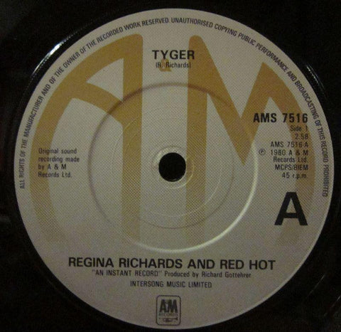Regina Richards-Tyger-A & M-7" Vinyl