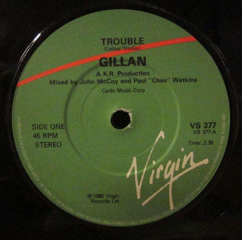 Gillan-Trouble-Virgin-7" Vinyl