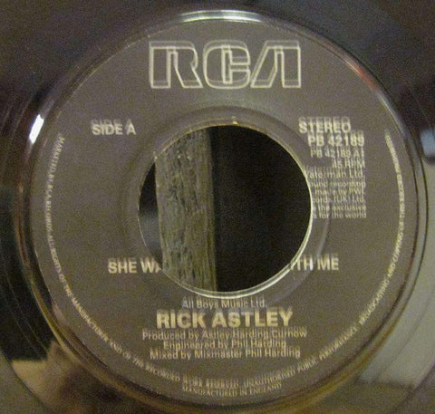 Rick Astley-She Wants To Dance With Me-RCA-7" Vinyl