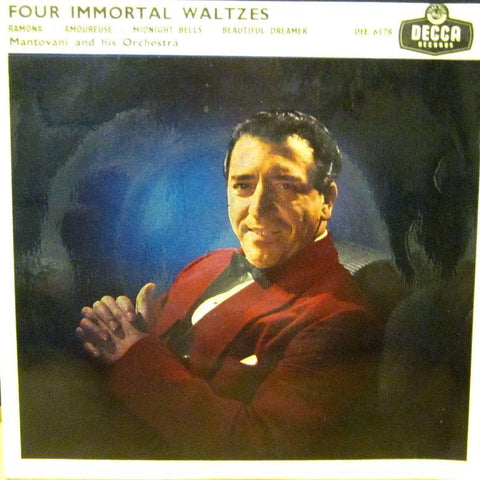 Mantovani & His Orchestra-Four Immortal Waltzes-Decca-7" Vinyl