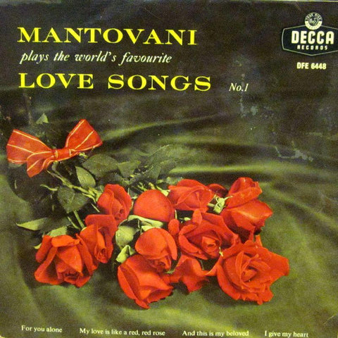 Mantovani-Love Songs No.1-Decca-7" Vinyl