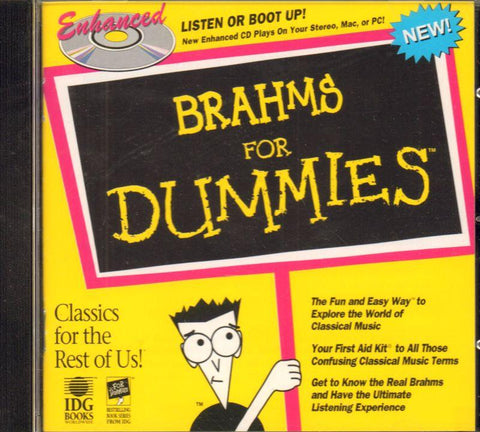 Johannes Brahms-Brahms For Dummies (+ Multimedia)-CD Album