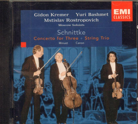 Alfred Schnittke and Alban Berg-Concerto For Three/ String Trio-CD Album