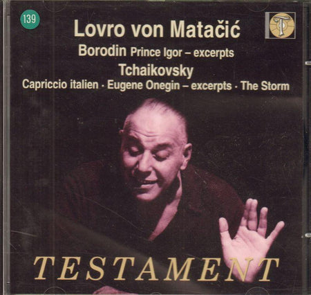 Philharmonia Orchestra and Alexander Porfir'yevich Borodin-Prince Igor/ Capriccio Italien/ Eugene Onegin/ Storm (Matacic)-CD Album