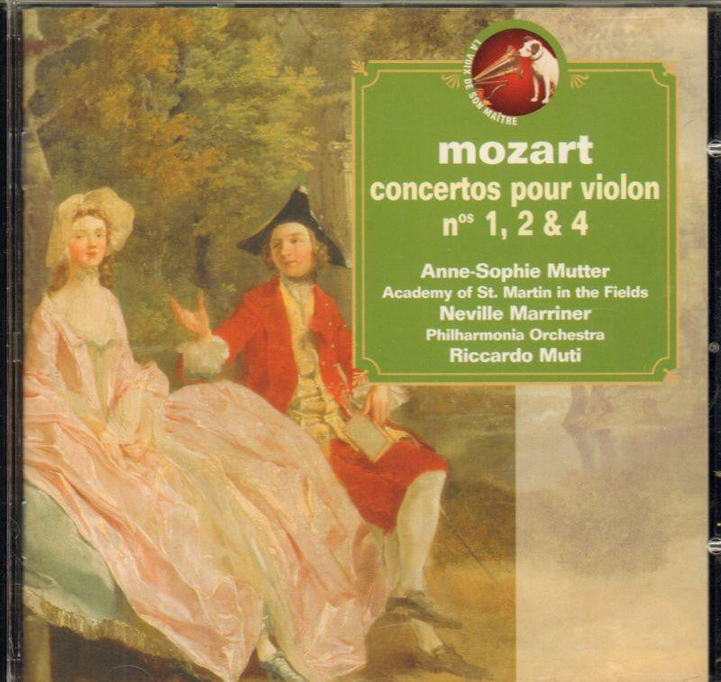 Anne Sophie Mutter-Mozart Conc Violon 1 2 4-CD Album