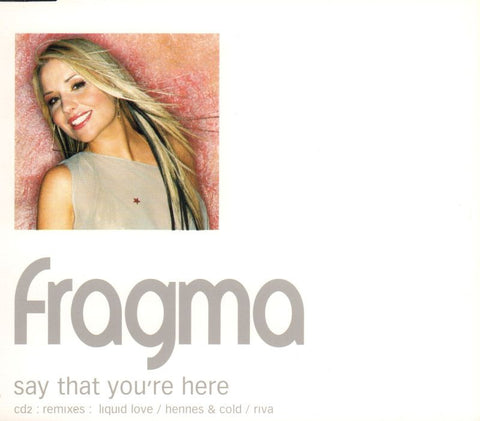 Fragma-Say That You're Here-CD Single