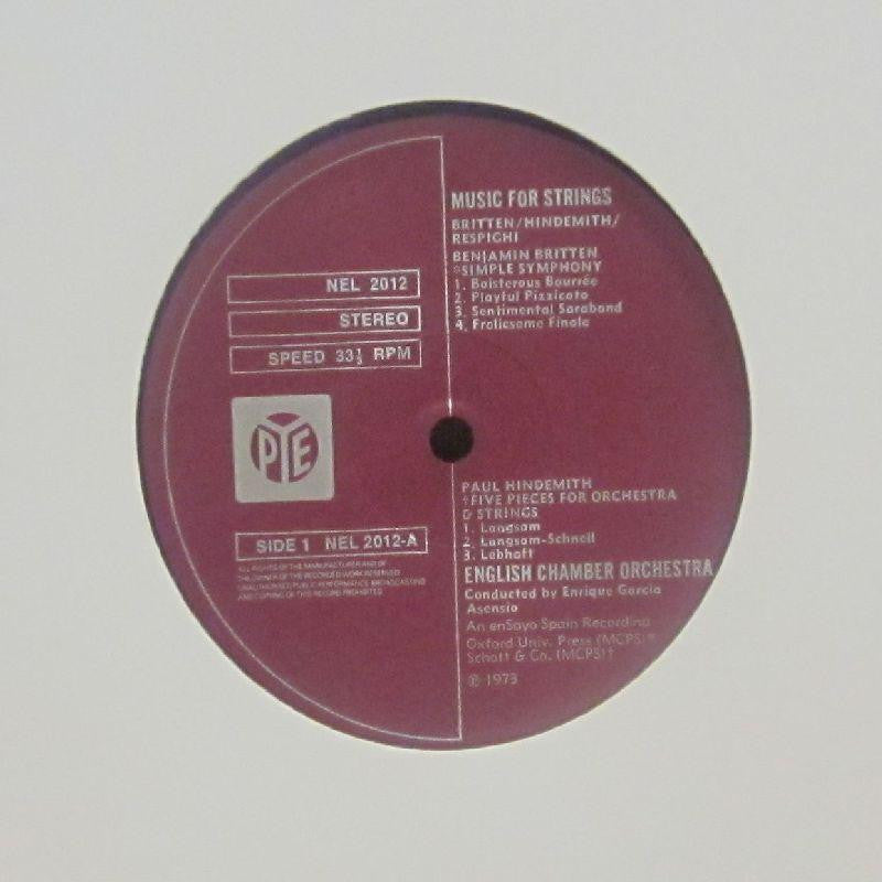 Britten/Hindemith/Respighi-Music For Strings-Pye-Vinyl LP