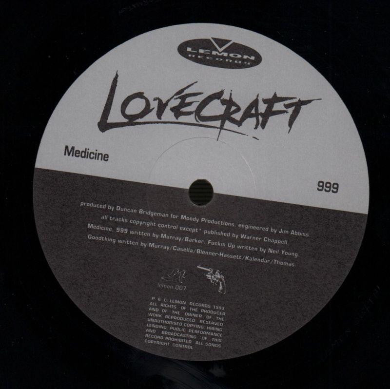 Medicine EP-LEMON-12" Vinyl P/S-NM/NM+