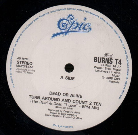 Dead Or Alive-Turn Around And Count 2 Ten-Epic-12" Vinyl