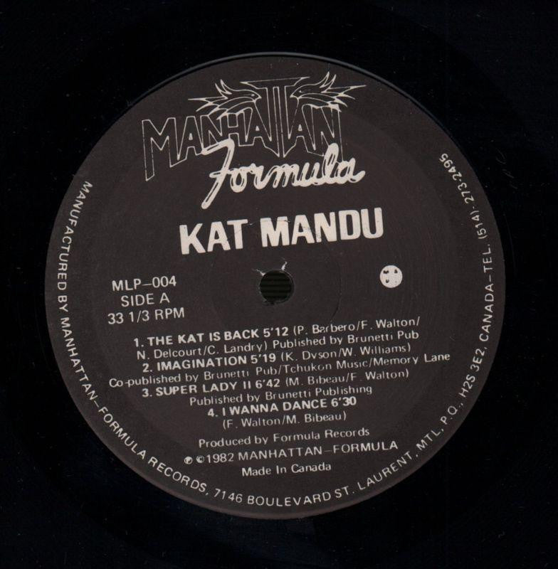 The kat Is Back-Manhattan Formula-Vinyl LP-VG+/Ex