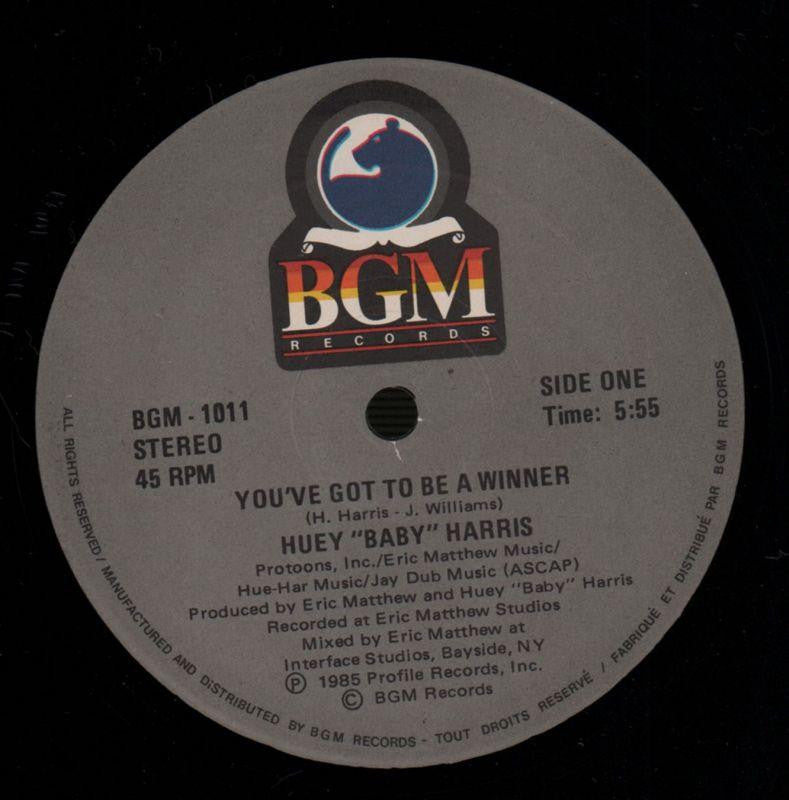 You've Got To Be A Winner-BGM-12" Vinyl P/S-Ex/Ex