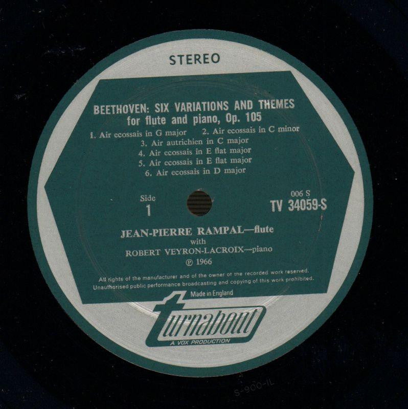 Chamber Music For Flute-Turnabout-Vinyl LP-VG/NM