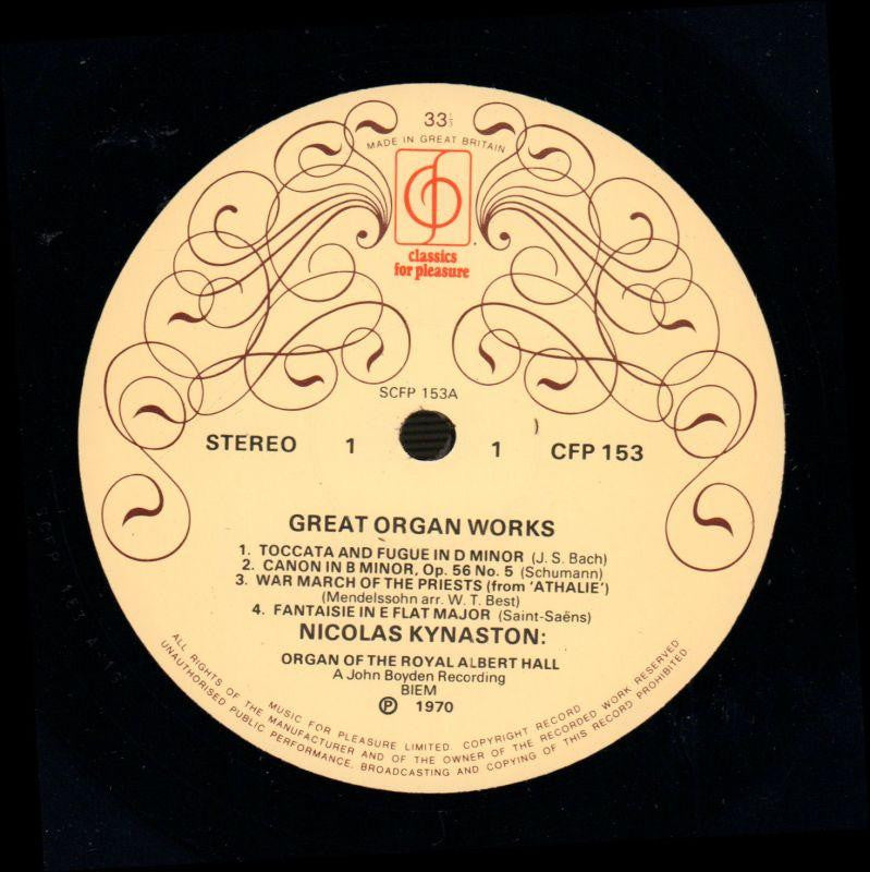 Great Organ Works-CFP-Vinyl LP-VG/NM