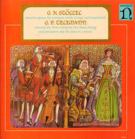 Stolzel/Telemann-Concerto Grosso For Trumpets,Winds,Strings-Nonesuch-Vinyl LP